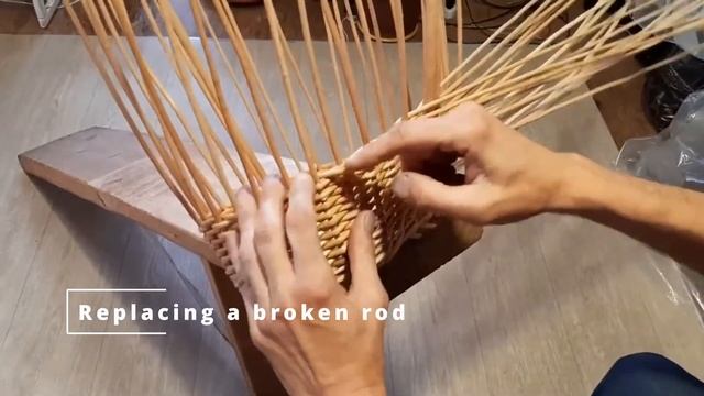 How to weave the walls of a basket