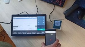Оплата по qr-коду с выводом qr на дополнительный qr дисплей