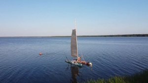 Обзор парусного мопеда - Катамаран Робинзон 2021