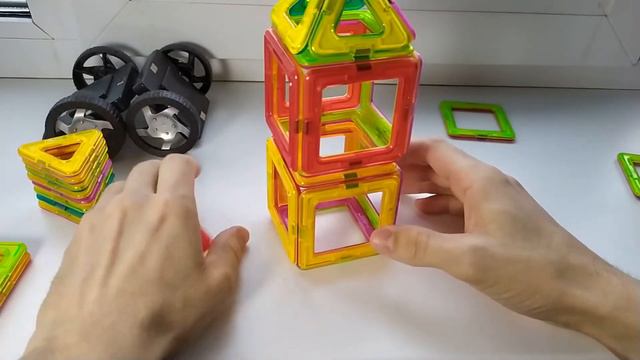 Магнитный конструктор Magnetic constructor смотреть онлайн