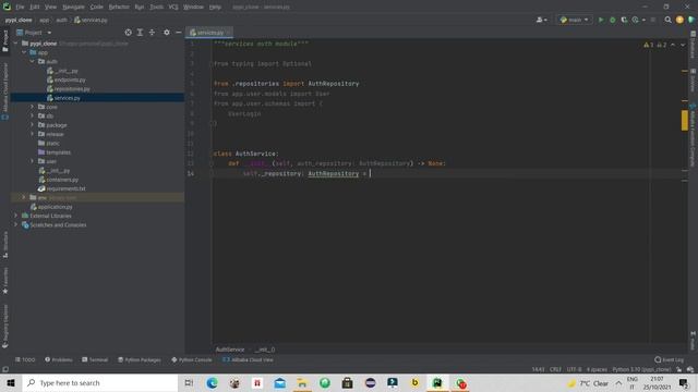PYPI CLONE avec FastAPI + Dependency Injection +Docker:Authentification [12/50] смотреть онлайн