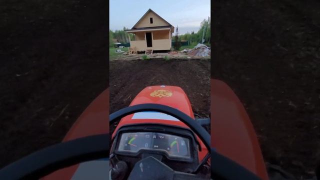 фрезерование участка ?под газон?☘️???⚘️kubota A14 смотреть онлайн