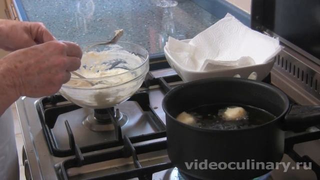 Творожные пончики - Рецепт Бабушки Эммы