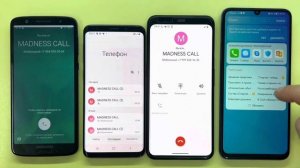 Mobile Calls Moto Green Pomelo 1S, Samsung Galaxy S9, Pixel 4XL, Huawei Nova Y70/ Incoming Calls