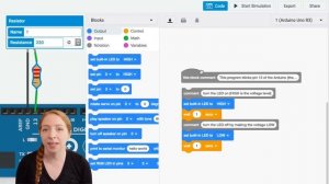 Blink an LED With Arduino in Tinkercad