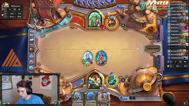 Play NEW Face Hunter for FAST Legend - Face Hunter - Hearthstone смотреть онлайн