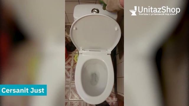 Смыв унитаза Cersanit Just от UnitazShop смотреть онлайн