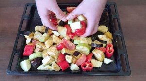 Цыплёнок с овощами в духовке.