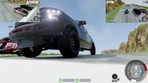 СПУСК С ГОРЫ БЕЗ ТОРМОЗОВ НА САМЫХ БЫСТРЫХ ТАЧКА В BEAM NG DRIVE