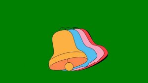 ФУТАЖ  - КОЛОКОЛЬЧИКИ - ХРОМАКЕЙ НА ЗЕЛЕНОМ ФОНЕ