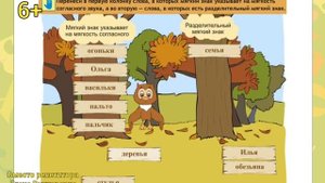 Разделительный твёрдый и мягкий знаки