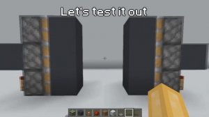 Minecraft: Simple Redstone Door Tutorial (Updated)