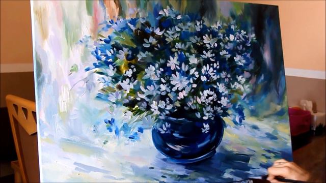 Натюрморт масляными красками/Stillleben Ölmalerei/Oil SPEED PAINTING смотреть онлайн