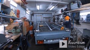Подъемный каркас тента прицепа
