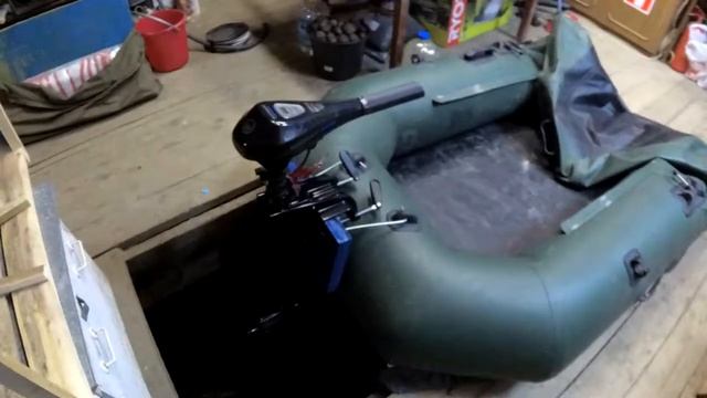 Электромотор для лодки Watersnake SXB54/26 (Venom) Распаковка и тест на воде на автомобильном акуме