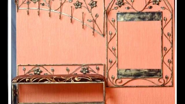 Ковка для прихожей, кованые изделия в прихожую, изготовление мебели из металла в Днепр