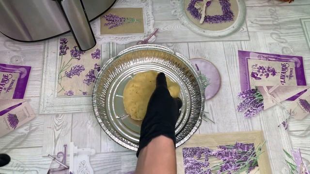 Нежнейший тёртый пирог с черникой в АЭРОГРИЛЕ ?  МНОГО начинки ?