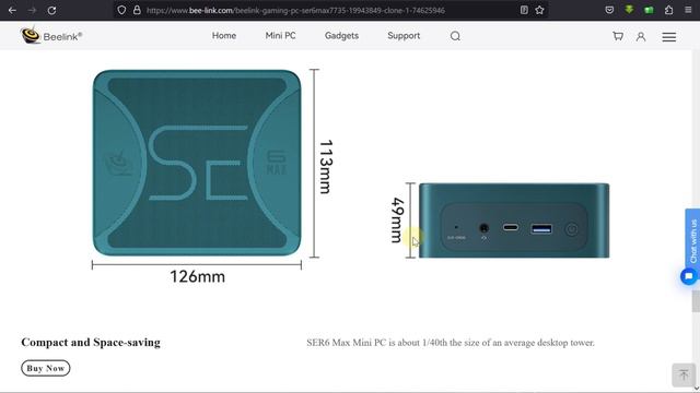 Beelink SER6 MAX. Gaming Mini PC. Распаковка, обзор и тест. смотреть онлайн