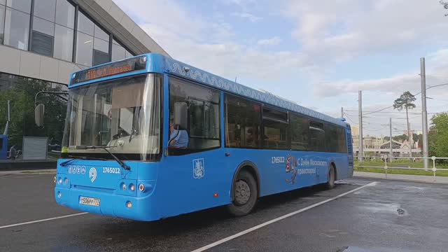 Автобус ЛиАЗ 5292.22 с днём московского транспорта в Щукино (07.22.2024).