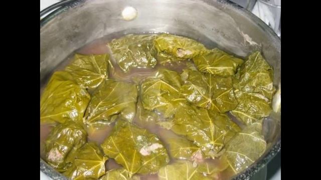 Долма-голубцы в виноградных листьях, рецепт. смотреть онлайн