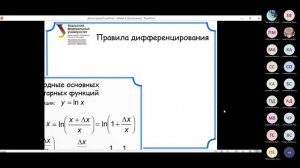 Лекция 041 Производная функции