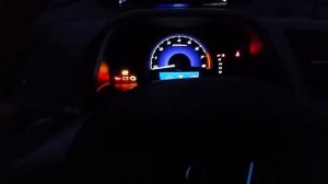 Honda Civic 4D запуск зимой -27С