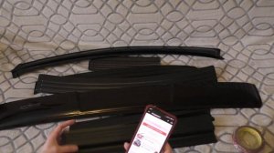 Ветровика и накладки на пороги для Хендай Солярис 2