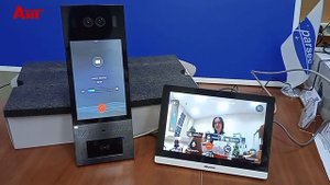 Как работает домофония Акувокс (тестирование в офисе, X915s Akuvox и IP-монитор C319S)