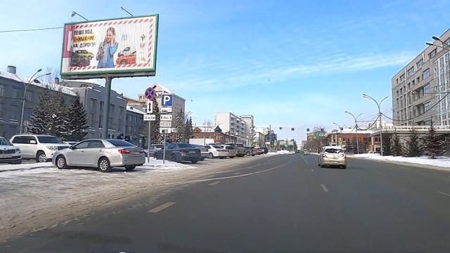 #Новосибирск обзор! ул. Большевистская-Красный проспект!