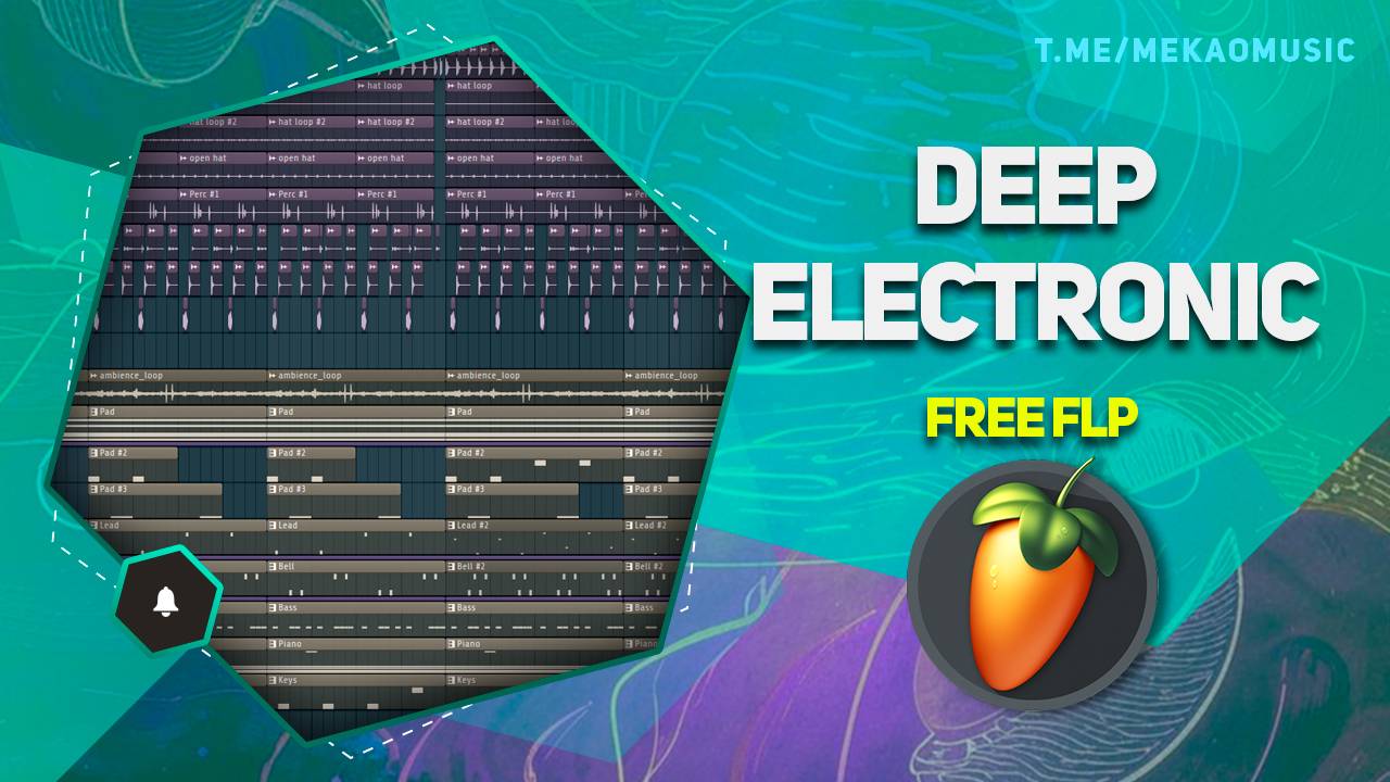 Deep Electronic в FL Studio 20 (+free flp) #freeflp