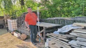 Спешим посадить огурцы. Изобретаем новый инструмент, который сбережет нам спины. Наша жизнь в деревн