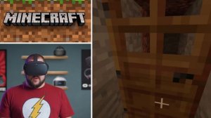 Oculus Quest Minecraft VR Gameplay | Virtual Desktop Vivecraft Streaming