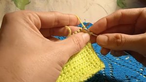 Необычная лицевая гладь