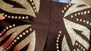 Низ купальника и юбочка. Куп для ХГ с серебряной аппликацией. DIY. Leotard for RG.