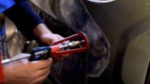 .Кузовной ремонт. Отрыв электрода споттера.