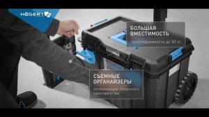 Ящик для инструментов на колесах HOEGERT HT7G501