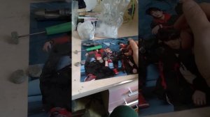 Осалка пыжей. Правка гильзы.