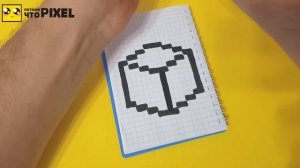 ЛЕД ИЗ МАЙНКРАФТ рисуем по клеточкам (ICE FROM MINECRAFT)PIXEL ART