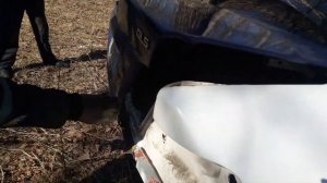 Как мы машину деревом вытягивали Mitsubishi Galant 8