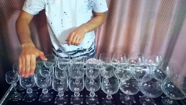 Diva Dance на бокалах. Поющие бокалы.