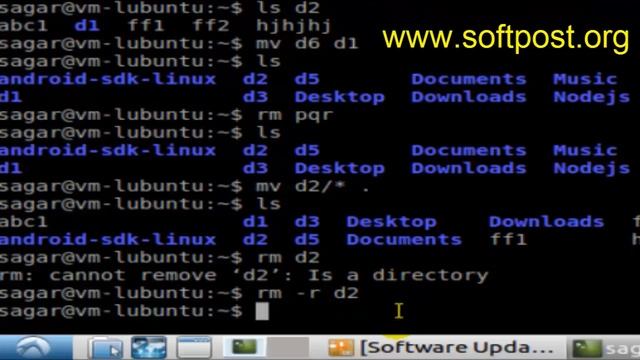 How to delete a directory in Bash смотреть онлайн