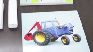 Детский столик со стульчиком Синий трактор ЛДСП стул-стол столик  Стол и стульчик для детей