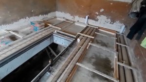 Стяжка в гараже