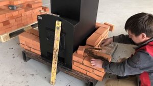 Как самому обложить банную печь