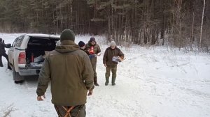 Награждение. Испытания лаек по подсадному медведю. Красноярск. 25.02.2023.