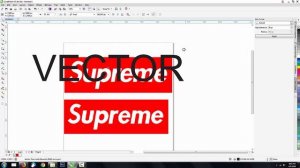 How To Make Supreme Box Logo Basic in Corel Photoshop FREE DOWNLOAD