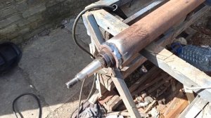 Ось для самодельного прицепа из передних цапф москвича