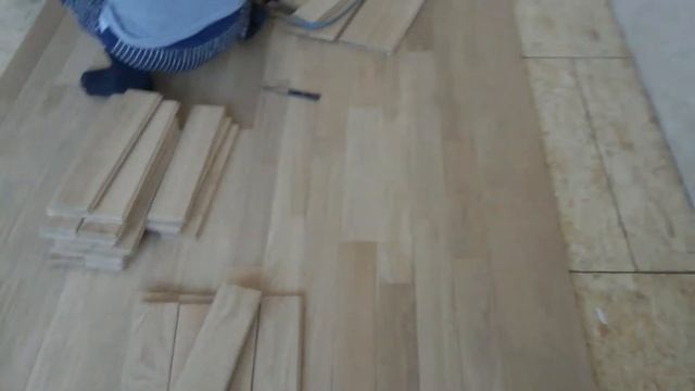 Укладка штучного дубового паркета смотреть онлайн