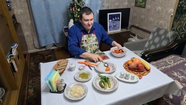 Винегрет по - домашнему.