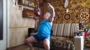 ЖИМ ГИРИ 40 КГ НАПОПА СИДЯ